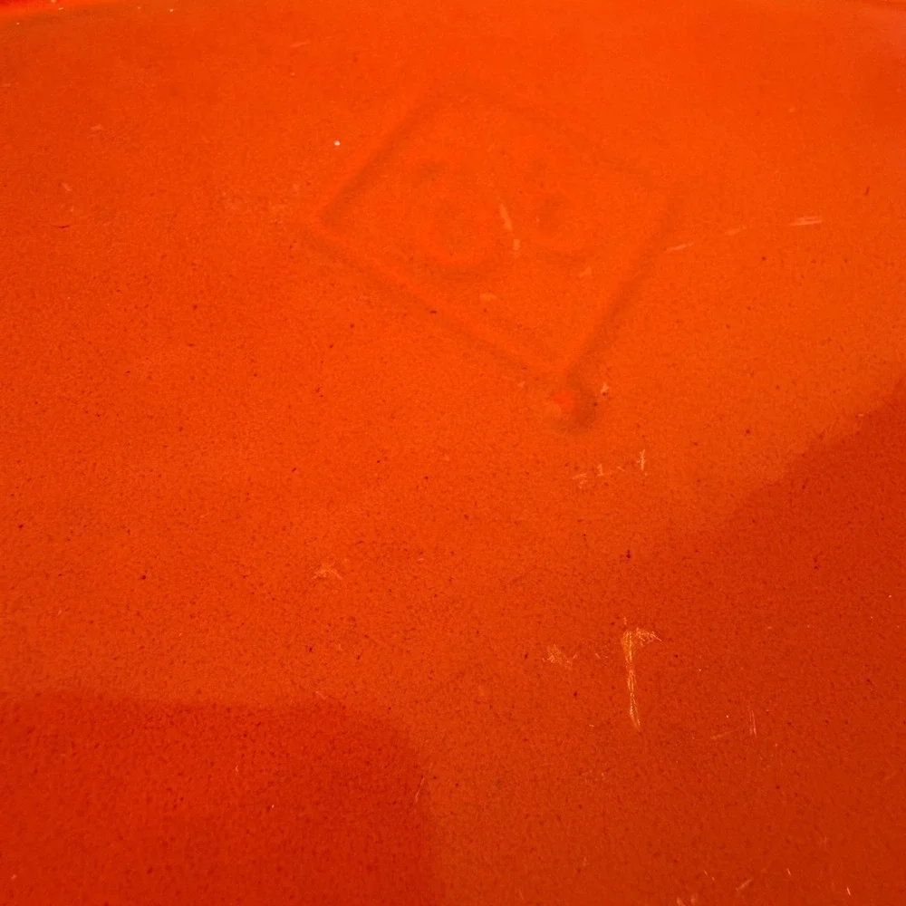 Le Creuset Flame Orange Enameled Cast Iron Oval Gratin Roasting Dish 36 France